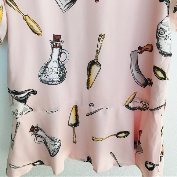 DAILY DEAL! Fabulous ITALIAN Designer STYLE Novelty Sicilian Kitchen Print DRESS - Picture 13 of 16